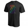 Men's Boston Red Sox Fanatics Branded Pride Black T-Shirt