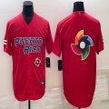 Puerto Rico Baseball blank red 2023 World Baseball Classic Replica Player Jersey 06