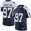 Nike Cowboys #97 Taco Charlton blue thanksgiving Color Rush Limited Jersey