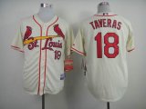 St.Louis Cardinals #18 Taveras beige MLB Jerseys