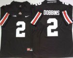 Ohio State Buckeyes #2 J.K. Dobbins black limited College Football Jersey