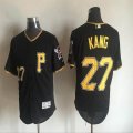 2016 Pittsburgh Pirates #27 Jung-ho Kang black elite mlb jersey