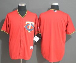 Minnesota Twins blank red majestic baseball jersey