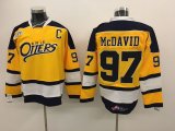 Edmonton Oilers #97 Connor McDavid Premier Men Hockey Jersey Oilers Yellow New