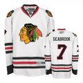 Chicago Blackhawks #7 SEABROOK White NHL Jerseys