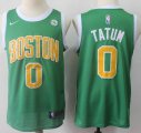 Nike Boston Celtics #0 Jayson Tatum green basketball jerseys-S8