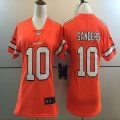 Women Denver Broncos #10 Emmanuel Sanders Nike orange Color Rush Limited Jersey