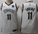 Youth Brooklyn Nets #11 Kyrie Irving white nike NBA basketball Jerseys city -S8