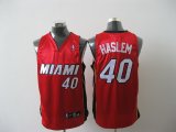 Miami Heat 40 HASLEM red nba jerseys