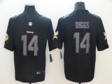 Minnesota Vikings #14 Stefon Diggs Nike black new Color Rush Limited Jersey