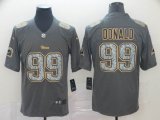 Nike Rams #99 Aaron Donald Gray fashion Color Rush Limited Jersey