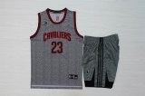 Cleveland Cavaliers LeBron James #23 gray fashion nba suits