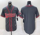 Nike Tampa Bay Buccaneers blank grey baseball Joint name -BD