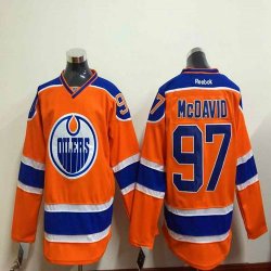 Connor Mcdavid #97 Edmonton Oilers orange Hockey Jersey