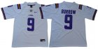 LSU Tigers Odell #9 Joe Burrow NCAA Football Jersey - White