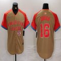 American League #16 Jarren Duran Nike Cream 2024 MLB All-Star Game Limited Jersey