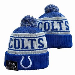 2024 Indianapolis Colts blue white NFL Sports Cuffed Knit Hats 02