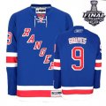 2014 stanley cup Adam Graves Jersey 9 Blue Home New York Rangers Jerseys