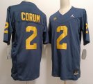 Michigan Wolverines #2 Blake Corum Navy college Jersey