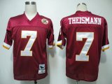 Washington Redskins 7 Theismann red throwback nfl jersey