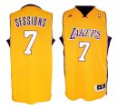 Los Angeles Lakers #7 Ramon Sessions Revolution 30 Swingman Home Jersey