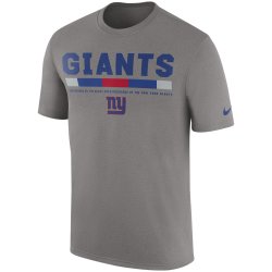 New York Giants Nike Sideline Legend Staff Performance T-Shirt - Charcoal