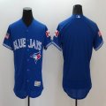 2016 Toronto Blue Jays blank blue usa flag Flexbase Authentic Collection Jersey