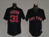 Boston Red Sox 31# lester Black mlb jersey