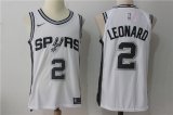 Nike San Antonio Spurs #2 Kawhi Leonard white basketball jersey