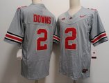 Ohio State Buckeyes #2 Caleb Downs gray NCAA college jerseys