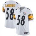 Pittsburgh Steelers #58 Jack Lambert Nike white Color Rush Limited Jersey