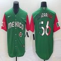 2023 World Cup Mexico #56 Randy Arozarena green red majestic baseball jerseys 11