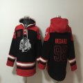 Chicago Blackhawks #98 Connor Bedard black red NHL Hooded Sweatshirt