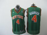 New York Knicks 4 ROBINSON Green NBA Jerseys