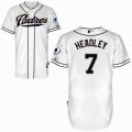 San Diego Padres HEADLEY 7# white mlb Jerseys