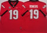 Georgia Bulldogs #19 Brock Bowers Red College Football Jerseys-PNS