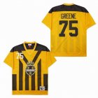 Pittsburgh Steelers #75 Joe Greene yellow throwback nfl jerseys-SG