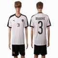 2016 Austria Team DRAGOVIC #3 white soccer jersey away