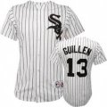 Chicago White Sox 13# Ozzie Guillen White jersey