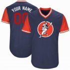 Custom Boston Red Sox blue baseball jerseys(2)