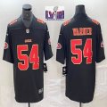 Nike San Francisco 49ers #54 Fred Warner black gold Color Rush Limited Jersey -BD