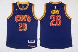 Cleveland Cavaliers #26 Kyle Korver blue nba basketball jersey