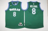 2016 Dallas Mavericks #8 Deron Williams green nba basketball jerseys