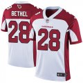 Arizona Cardinals #28 Bethel white nike Color Rush Limited Jersey