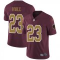 Washington Redskins #23 DeAngelo Hall Nike red gold Color Rush Limited Jersey