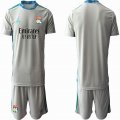 2020-2021 Olympique Lyonnais gray goalkeeper soccer jerseys