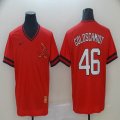 Nike Cincinnati Reds #46 Goldschmidt Red throwback MLB baseball Jerseys