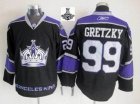 Los Angeles Kings #99 Wayne Gretzky Black 2014 NHL champion Jerseys