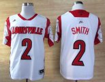 adidas Louisville Cardinals 2013 March Madness Russ Smith 2 white Jersey