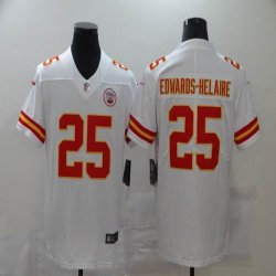 Nike Kansas City Chiefs #25 Clyde Edwards-Helaire white Color Rush Limited Jerseys-BD